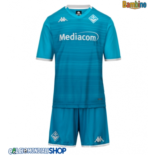 Maglie da calcio Fiorentina Terza Maglia Bambino 2025-26 Manica Corta + Pantaloni corti)